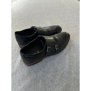 Abound Nico Double Monk Strap Mens Loafer sz 9 Black